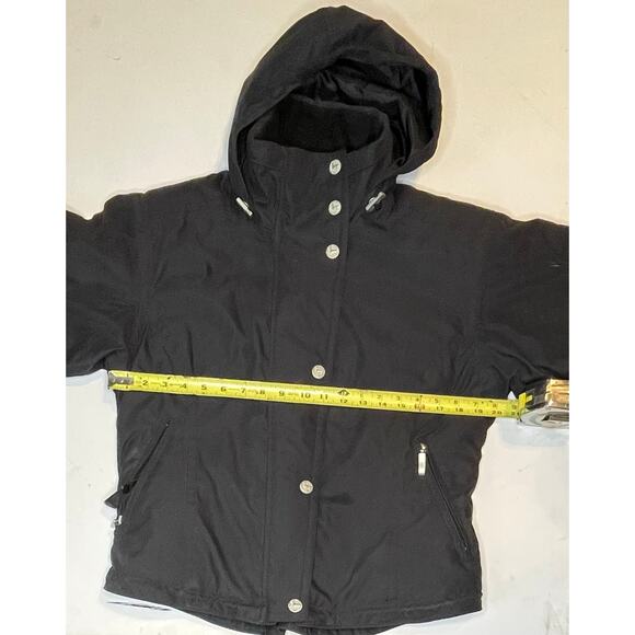 Obermeyer Northern Lights Igloo Ski Jacket Women’s 6 Black Retro Y2K Snowwear - Picture 4 of 11